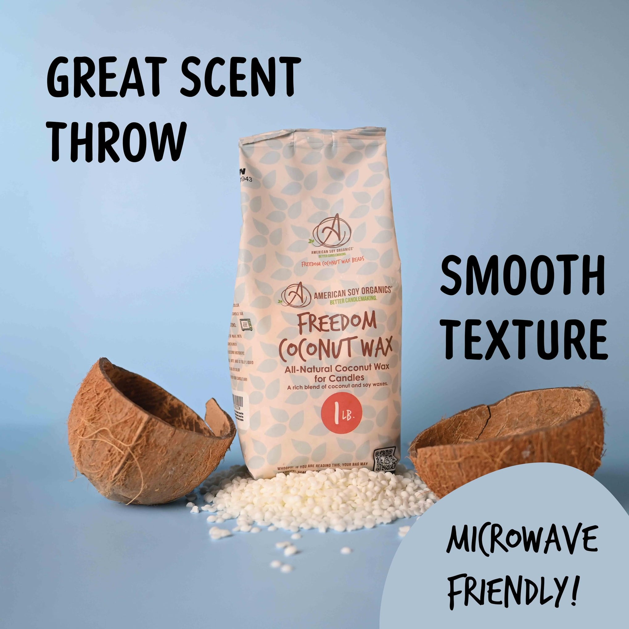 Freedom Coconut Soy Wax Beads