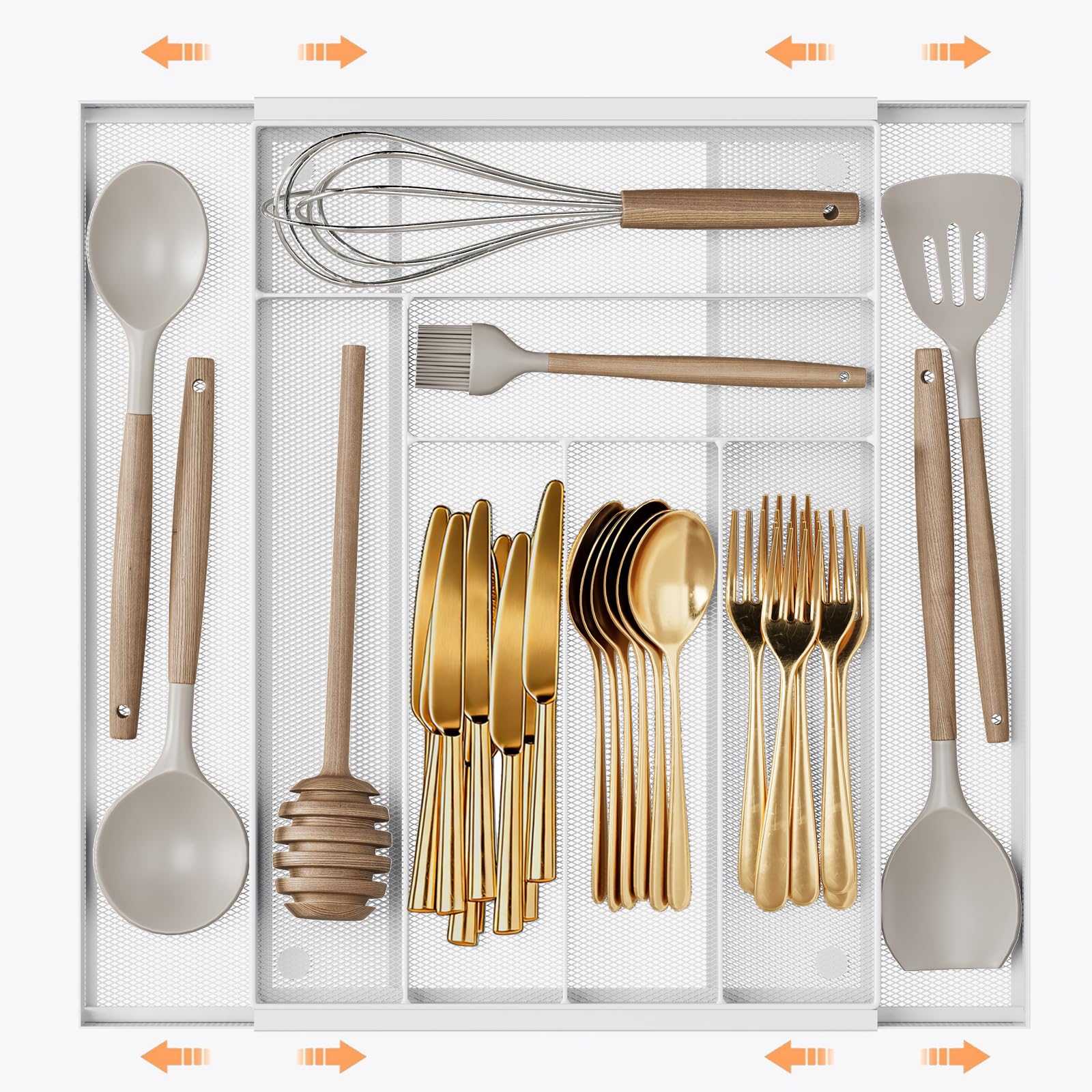 Expandable Kitchen Utensil Organizer