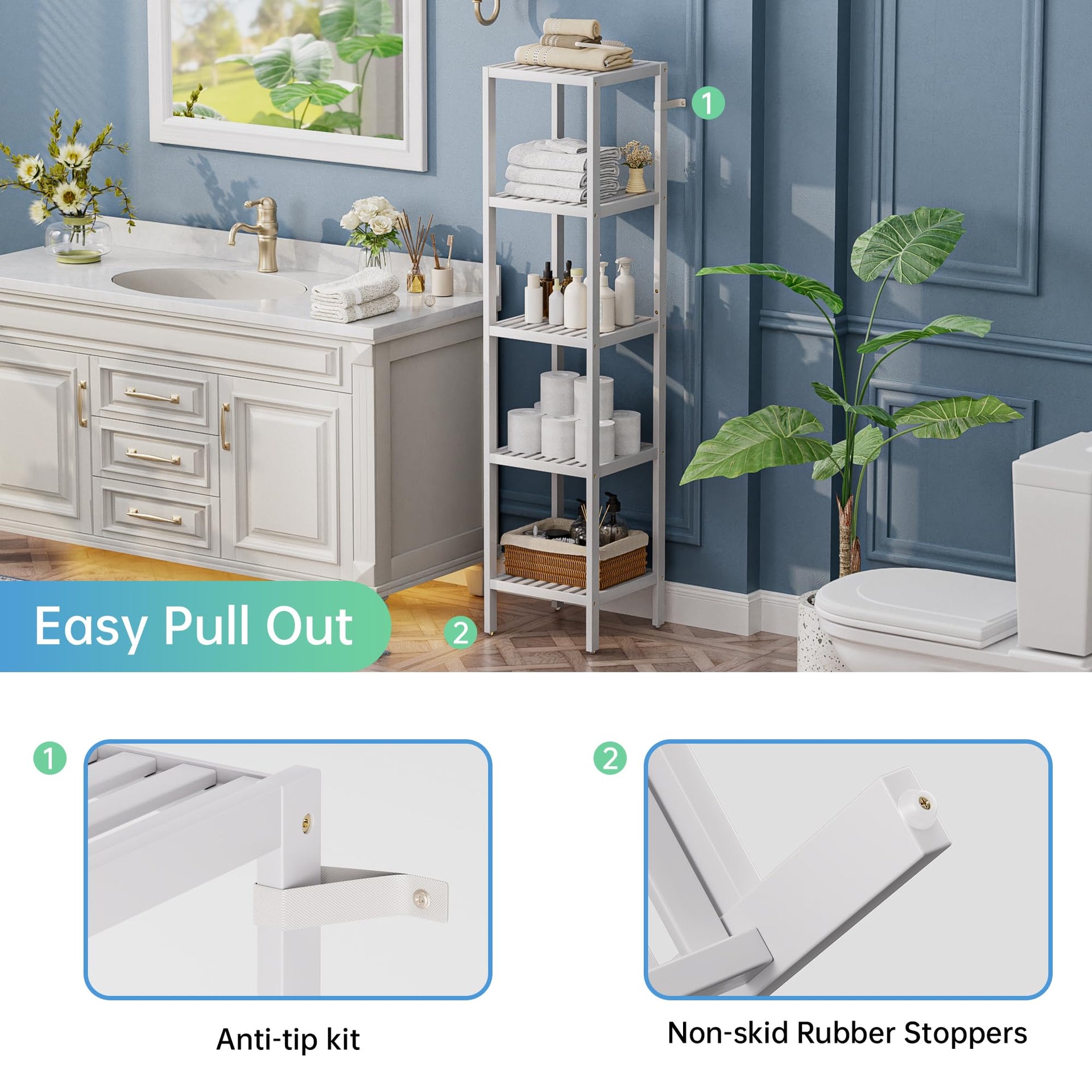 Bathroom Storage Shelf