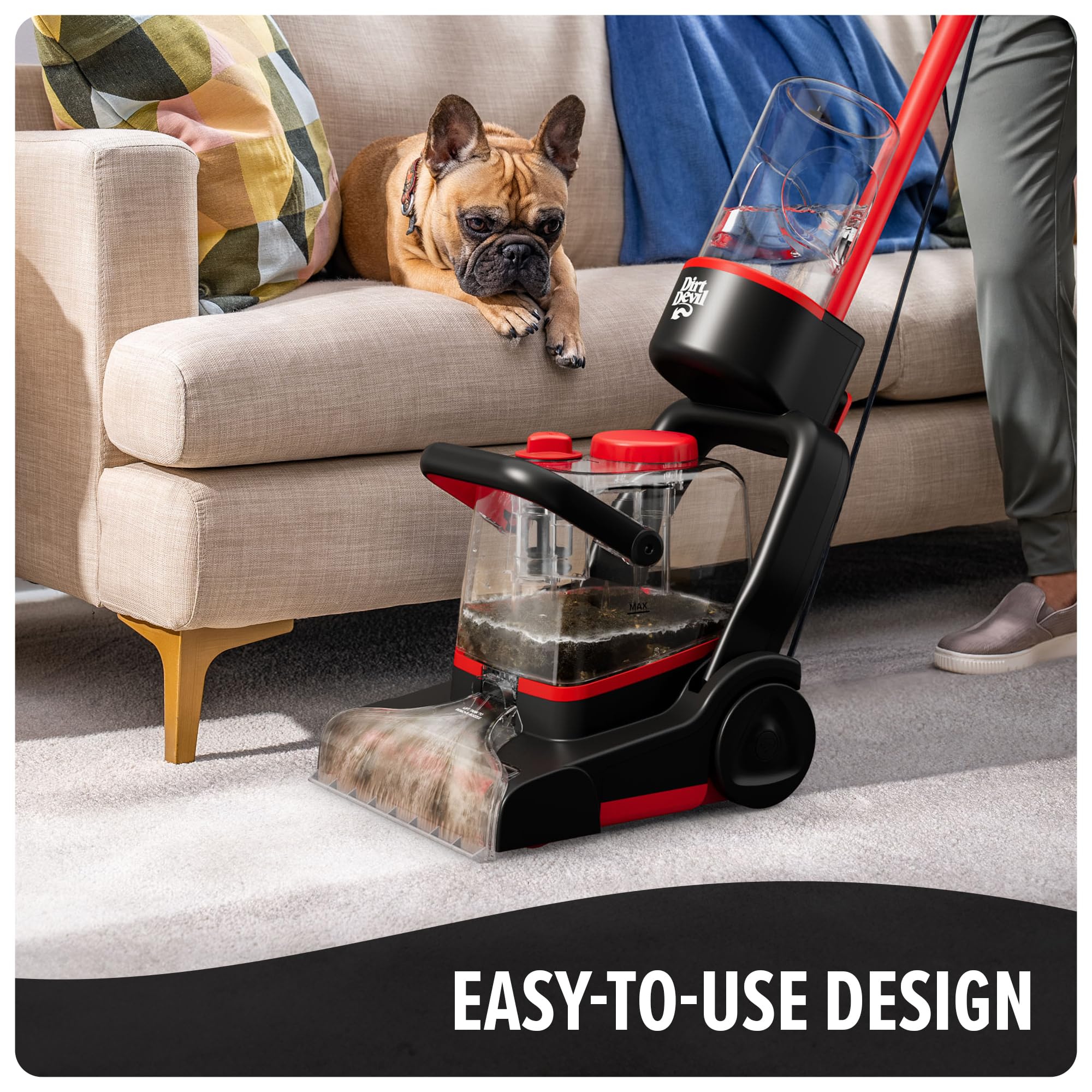 Full Size Carpet Cleaner Machine for Carpet and Upholstery (32 Fl Oz)