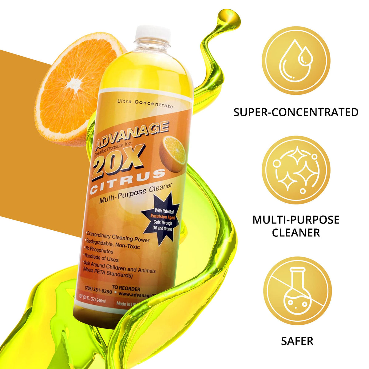 Advanage 20X All Purpose Cleaner Concentrate (32 Fl Oz)