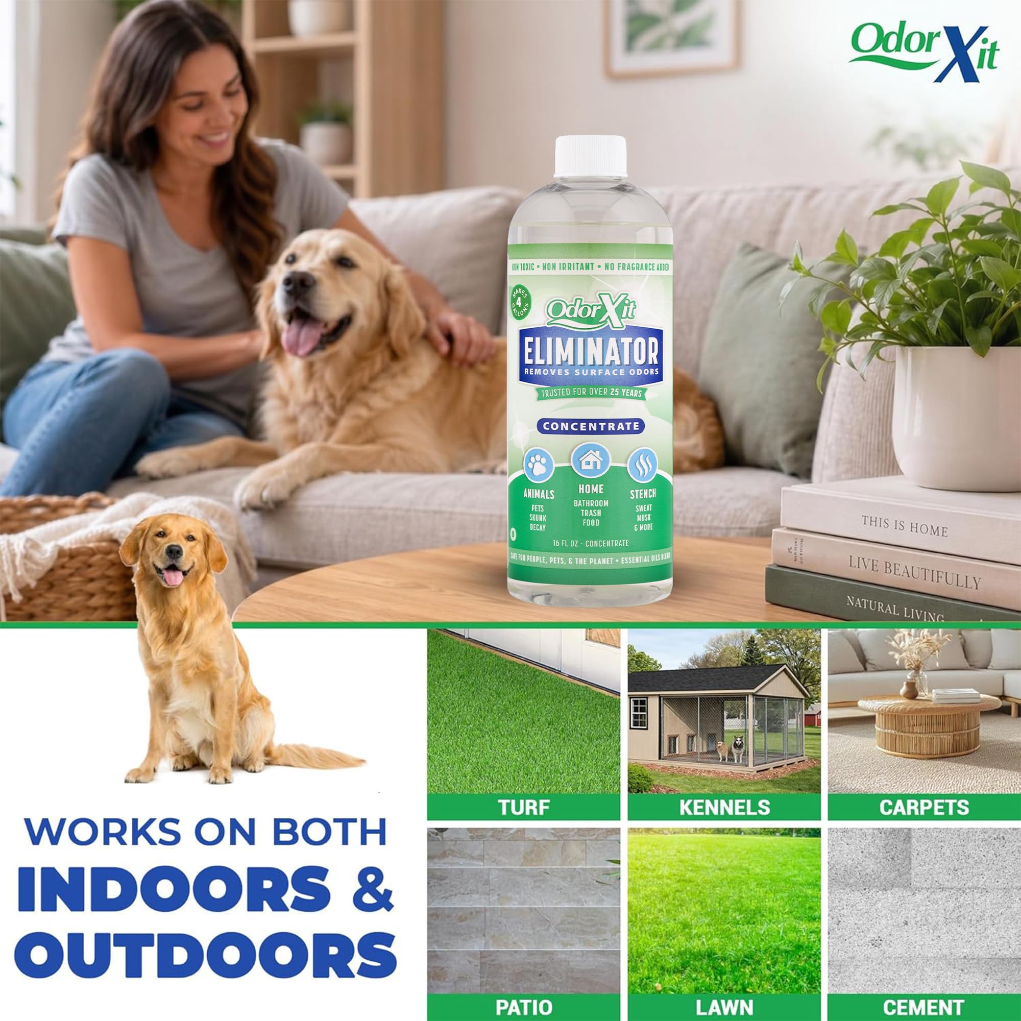 Concentrated Pet Urine Odor Eliminator (16 Fl Oz)