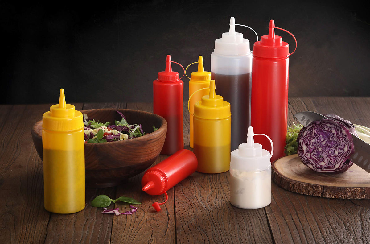 16 oz Red Squeeze Bottle