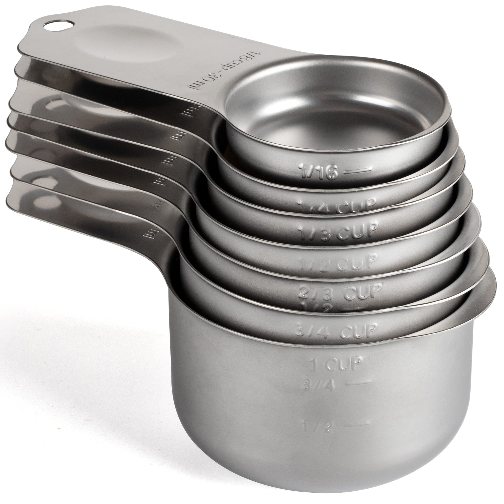 Measuring Cups Set of 7 Stainless Steel Measuring Cups