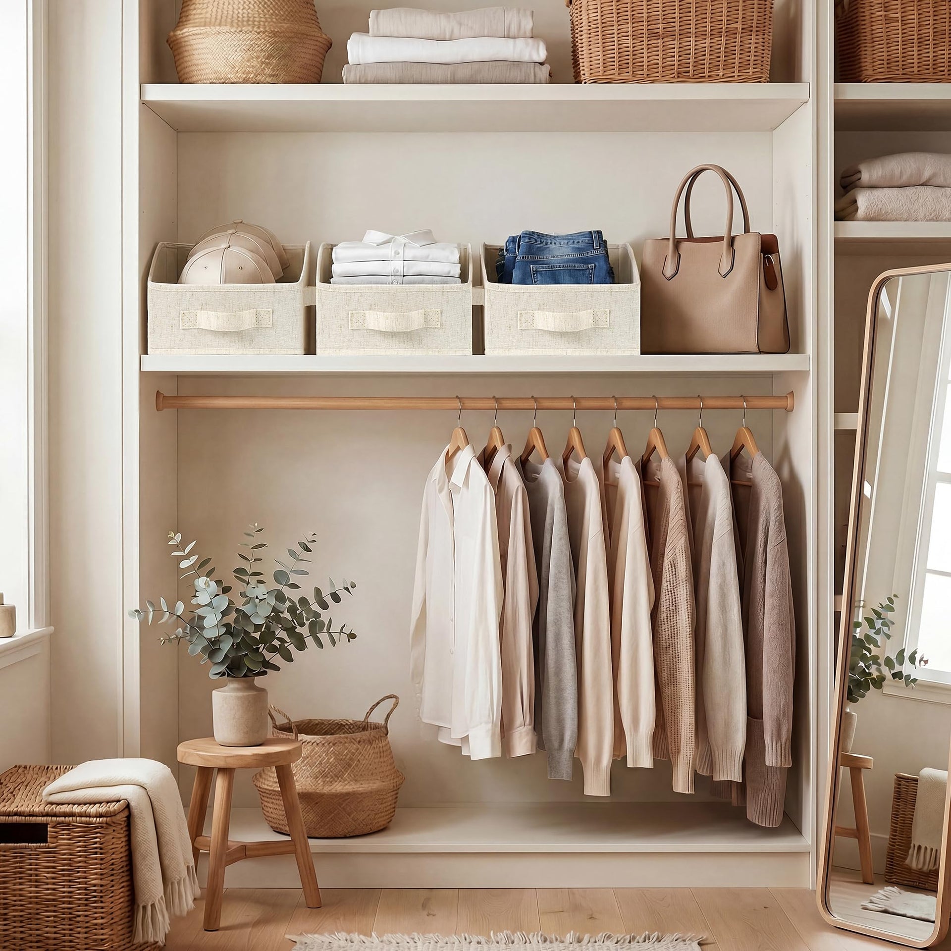 Closet Storage Bins (3 Count)