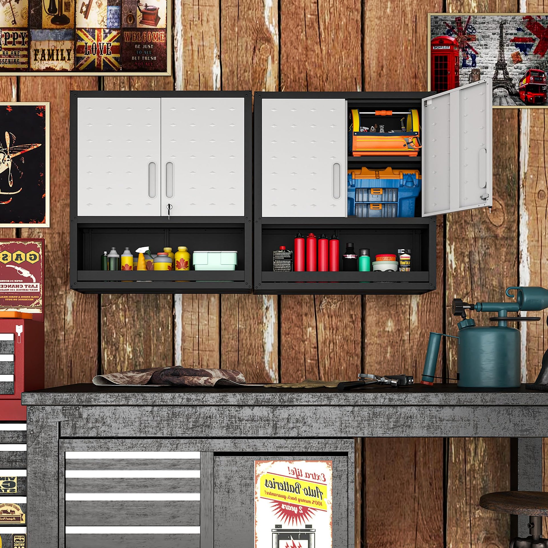 Metal Storage Cabinet for Garage
