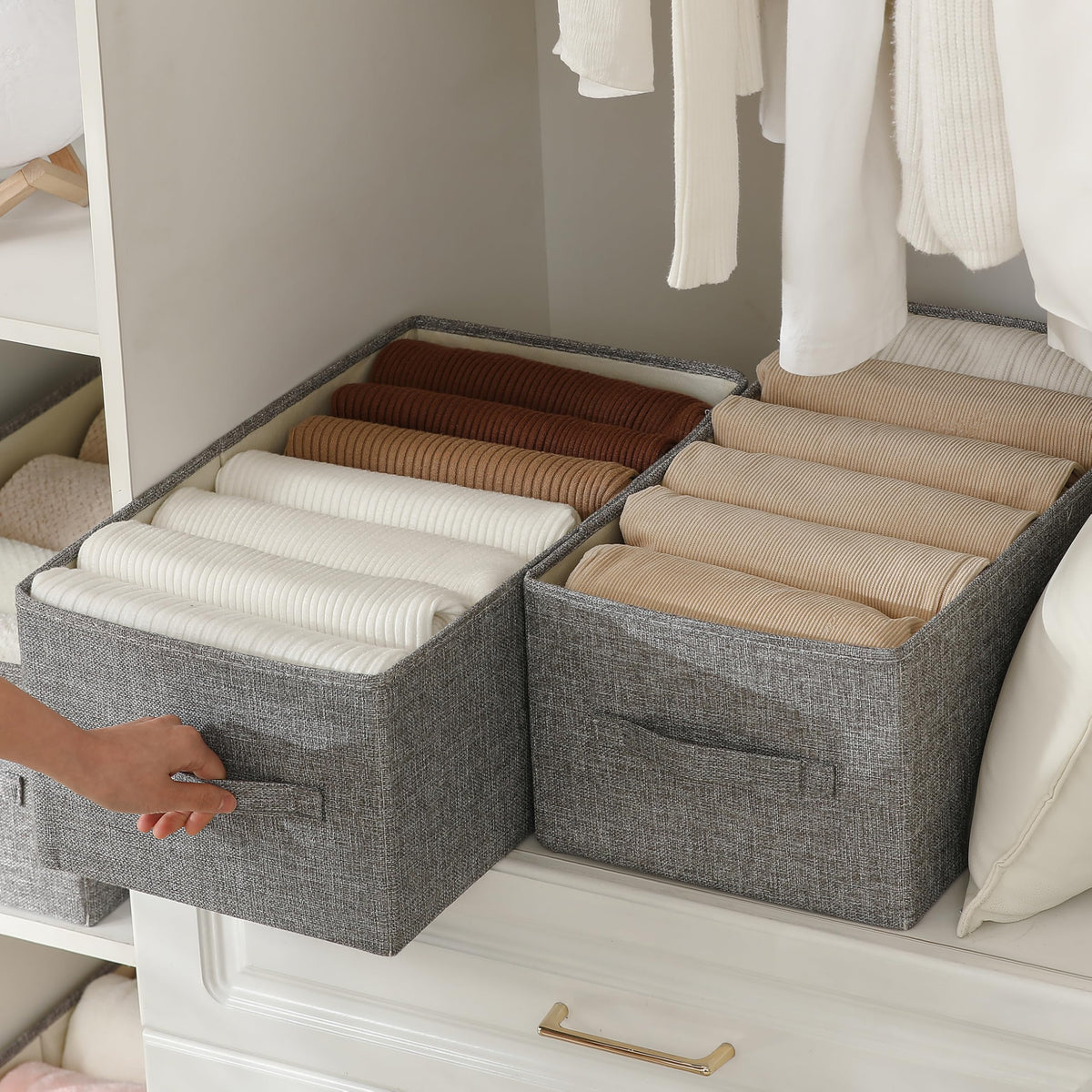 Linen Folding Storage Bins
