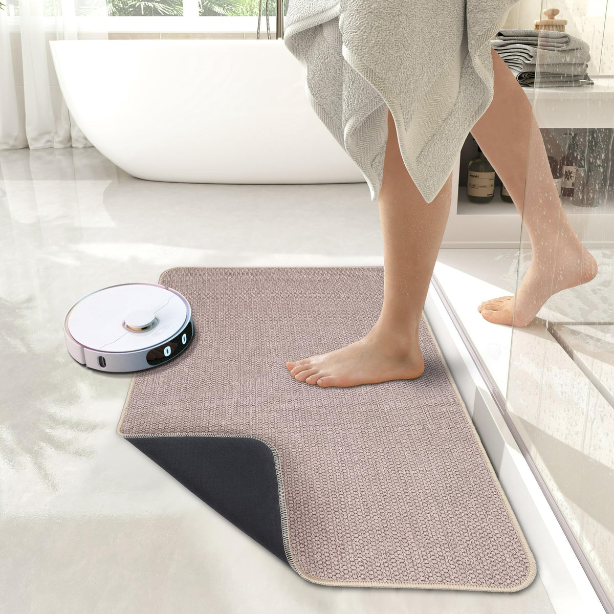 Bath Mat Ultra Thin Bathroom Rugs