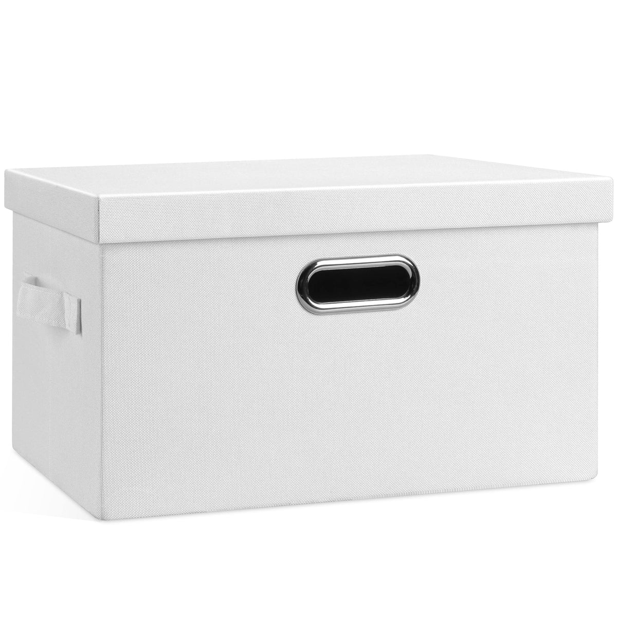 Medium 15" 21 Quart Collapsible Stackable Storage Bins with Lids
