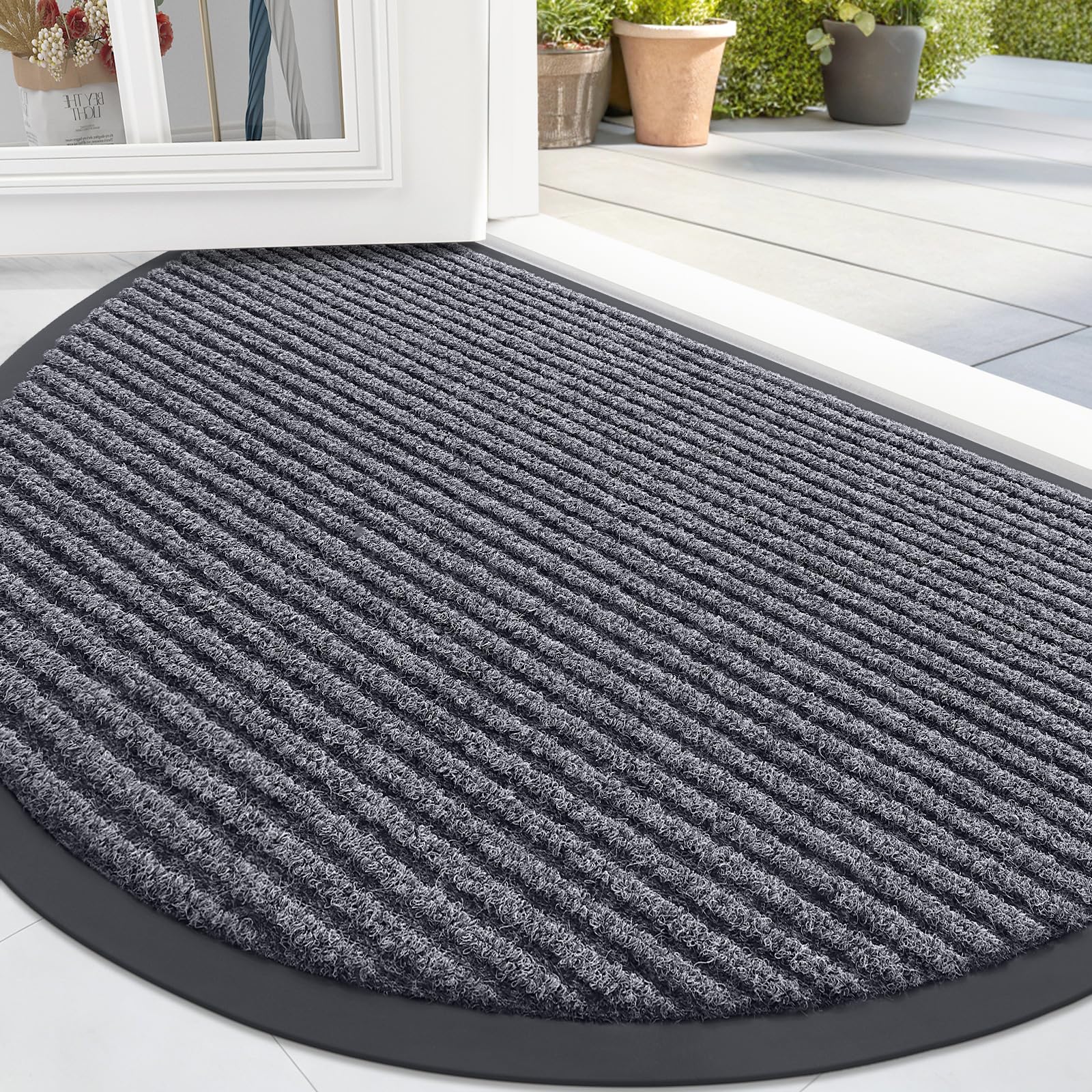 Half Circle Front Door Mat 29.5x17