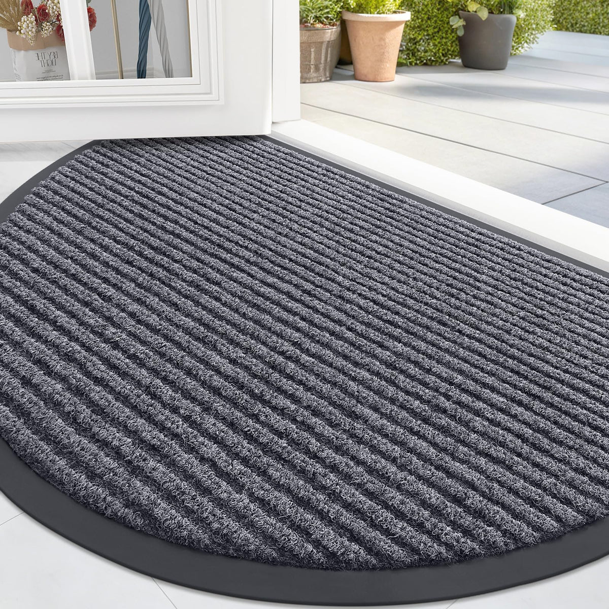 Half Circle Front Door Mat 33x21 (6.615 Sq Ft)