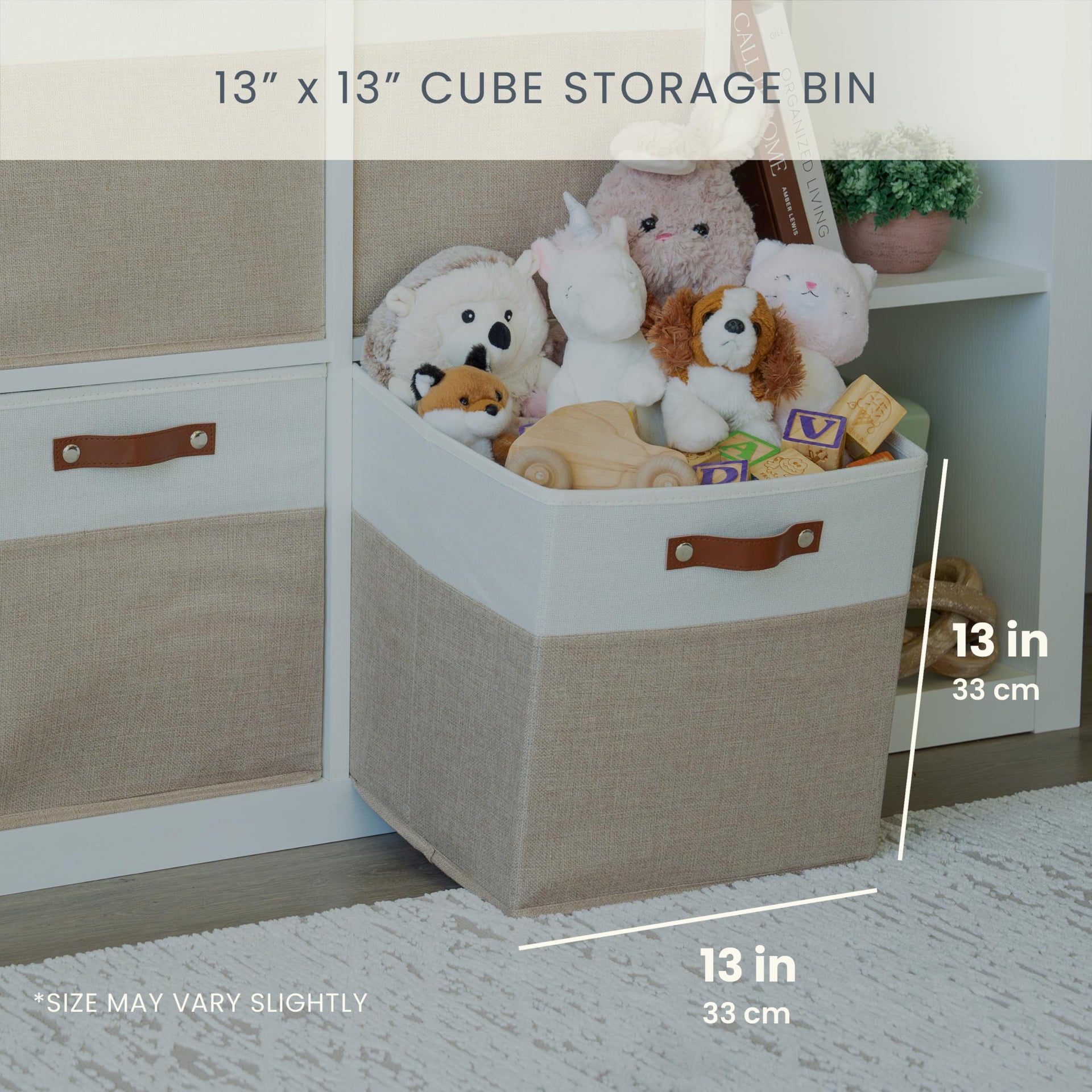 13x13 Cube Storage Bins (4 Count)