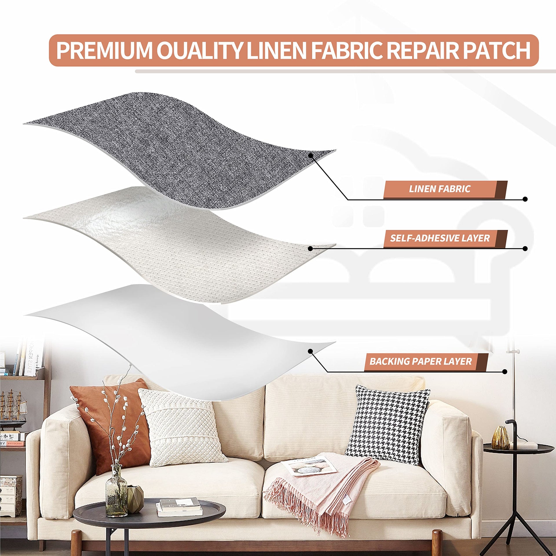 Fine Linen Fabric Patches