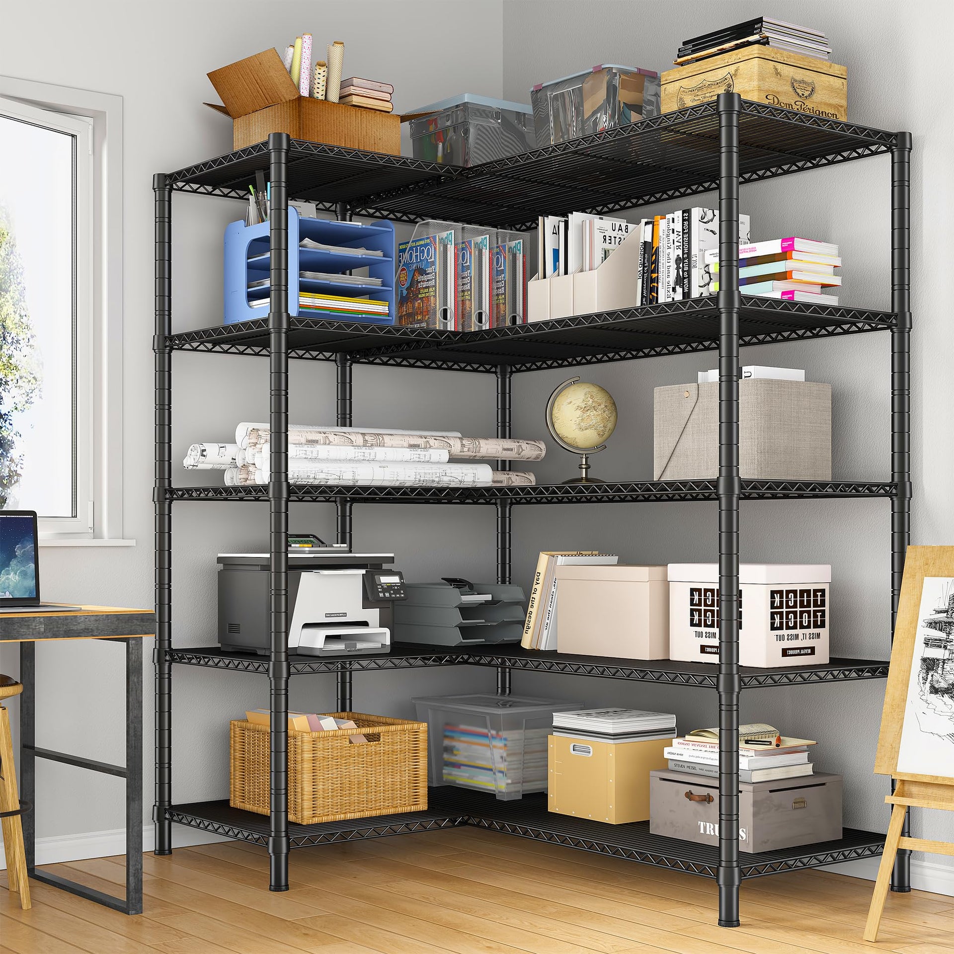 52.36" W Storage Shelves (5 Count)
