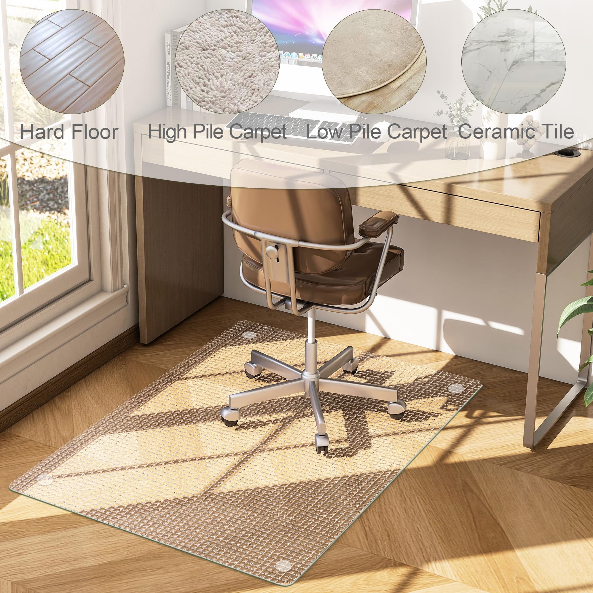 36"X47" Tempered Glass