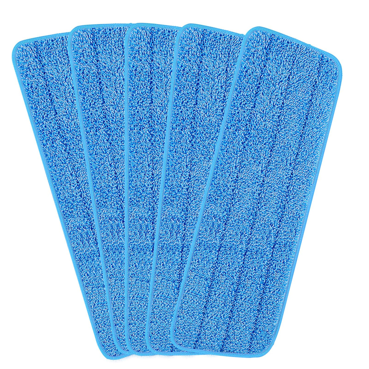 16.5 inch Reusable Mop Pads Microfiber Spray Mop Replacement Heads for Wet (5 Count)
