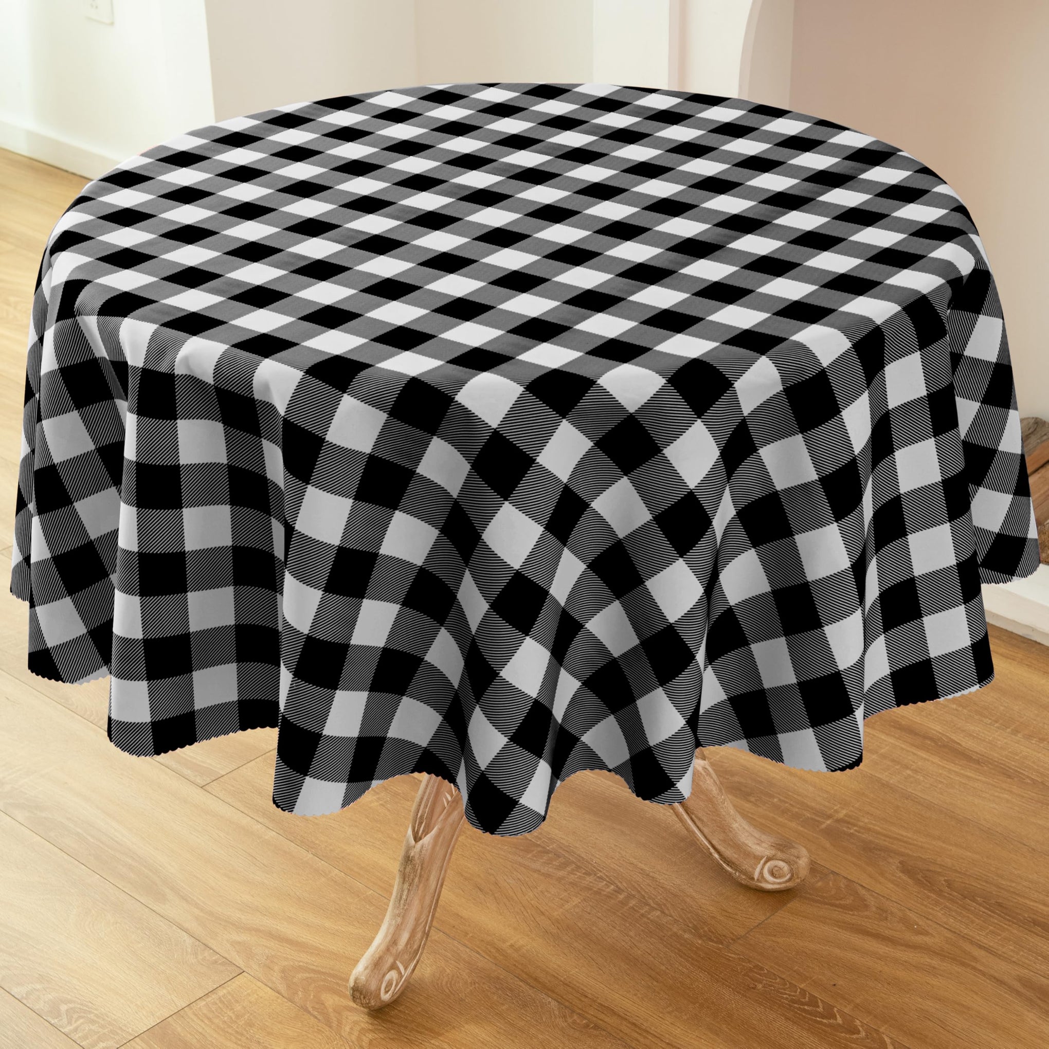 Waterproof Plaid Tablecloth Fabric