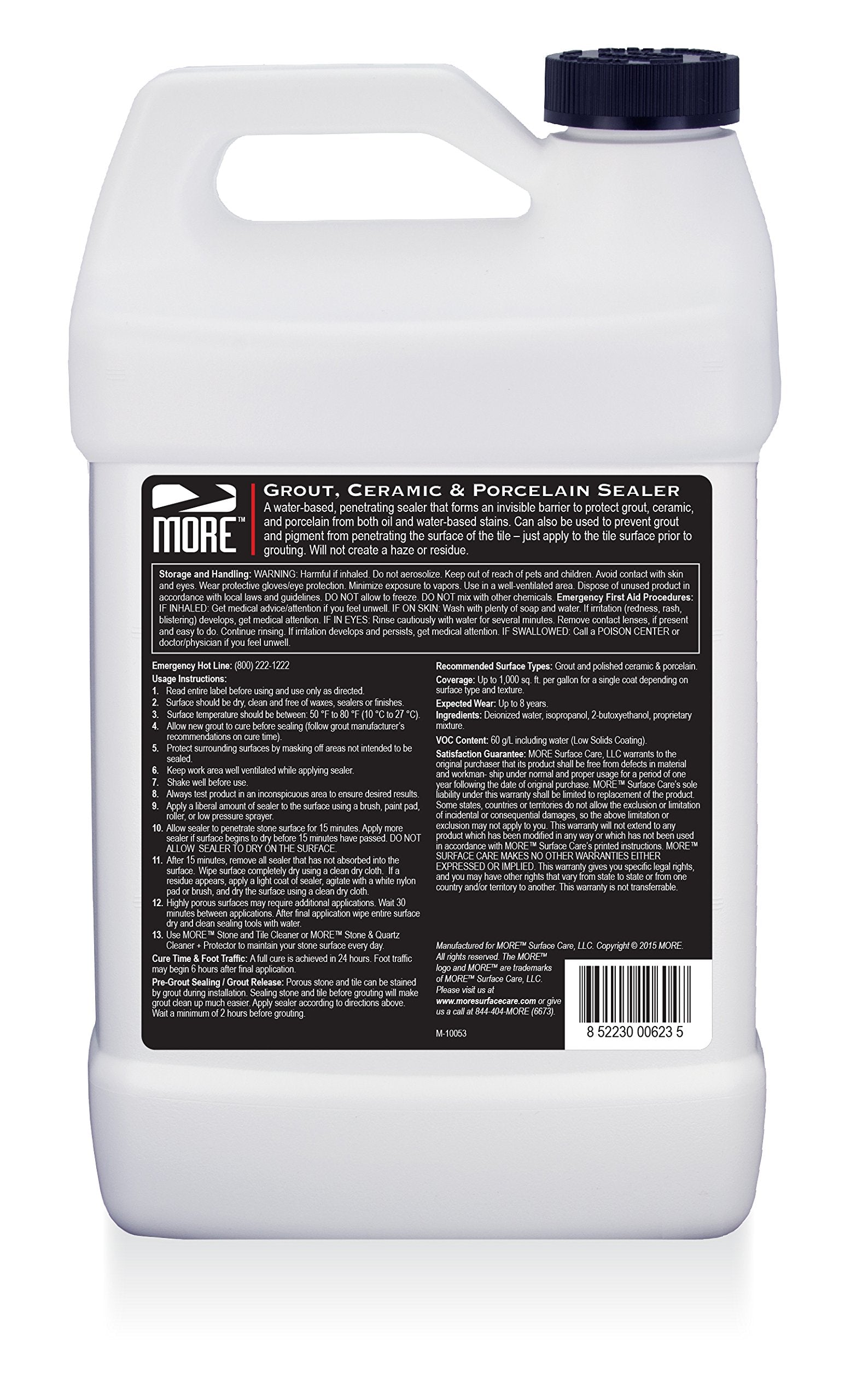 MORE Grout Ceramic & Porcelain Sealer (128 Fl Oz)