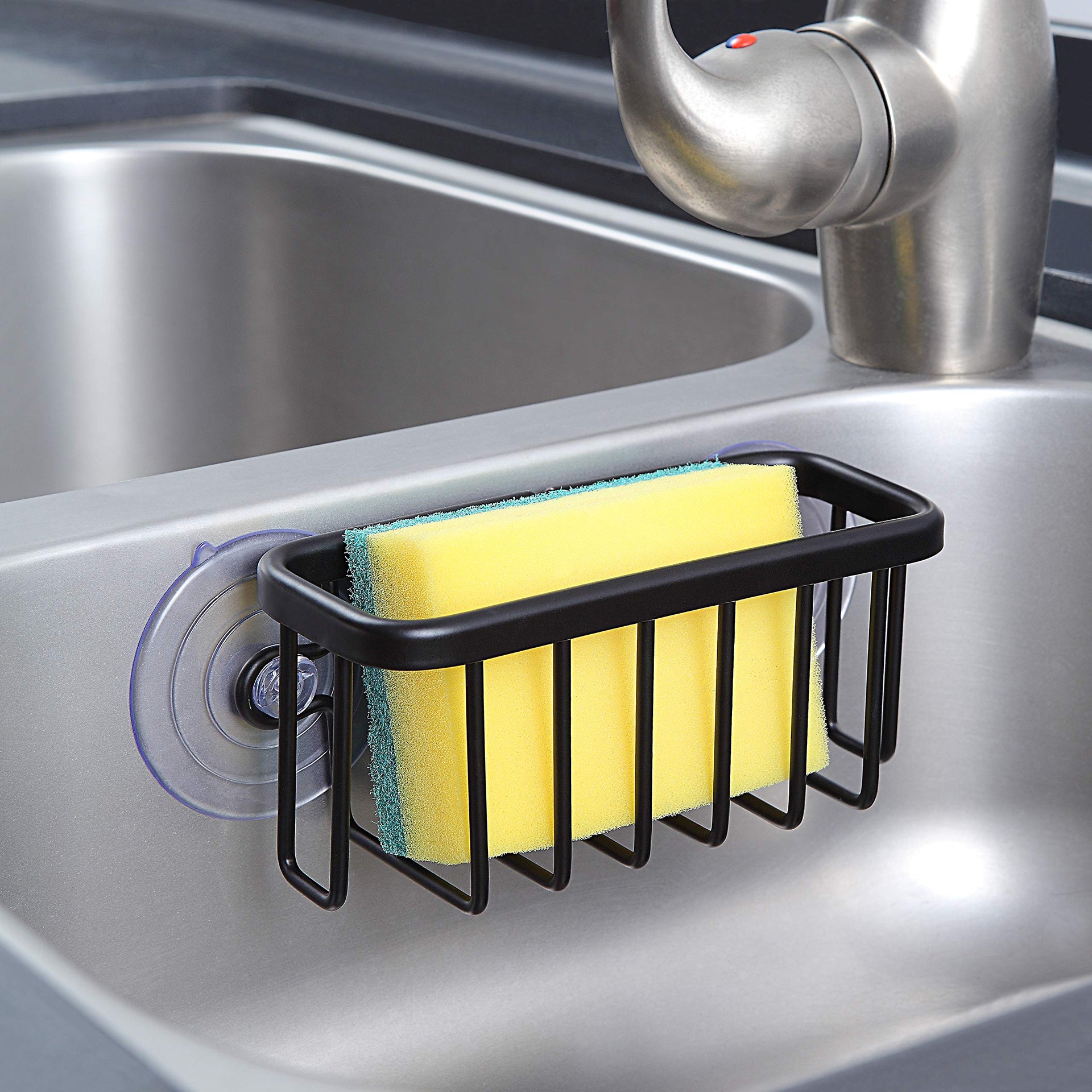 NeverRust Kitchen & Bathroom Sink Caddy for Sponges