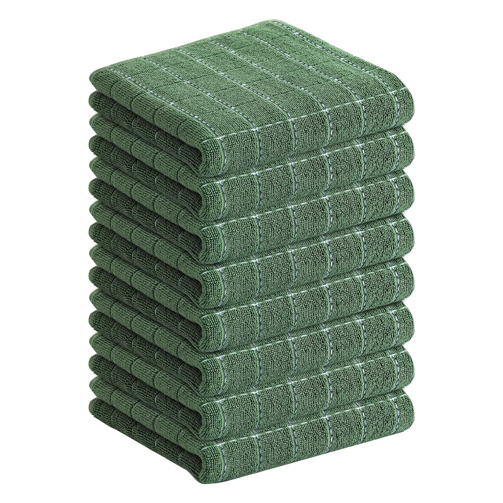 100% Cotton Terry Kitchen Towels (8 Count)