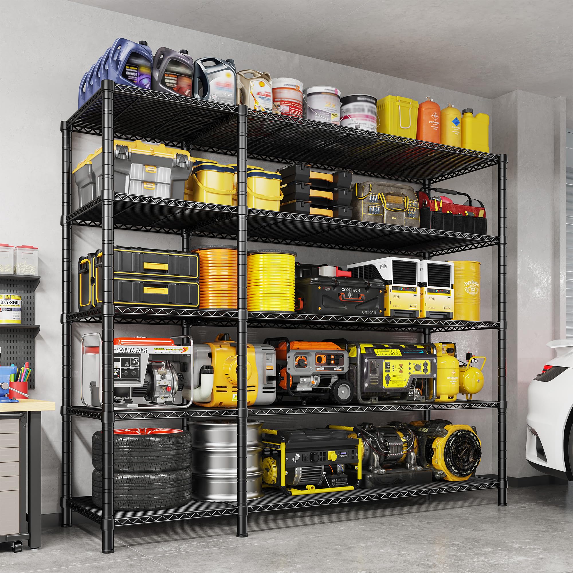 52.36" W Storage Shelves (5 Count)