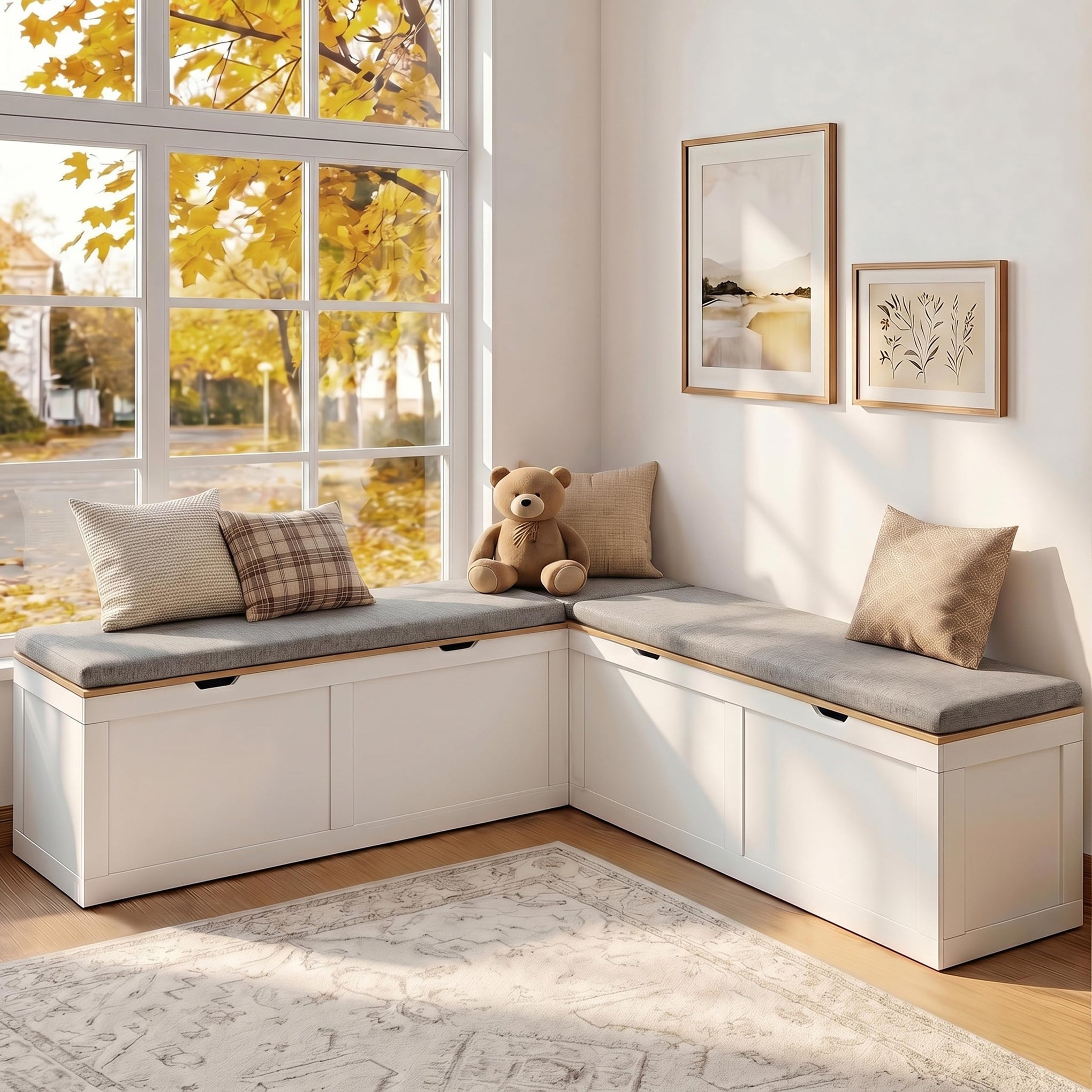 63” Breakfast Nook Bench