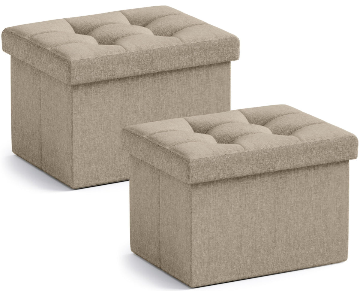 Small Rectangle Ottoman Set of 2