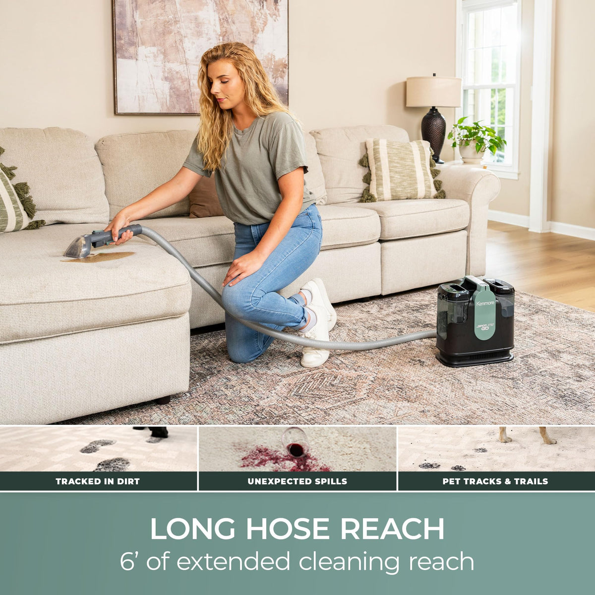 SpotLite Go Pet Portable Carpet & Upholstery Cleaner Machine