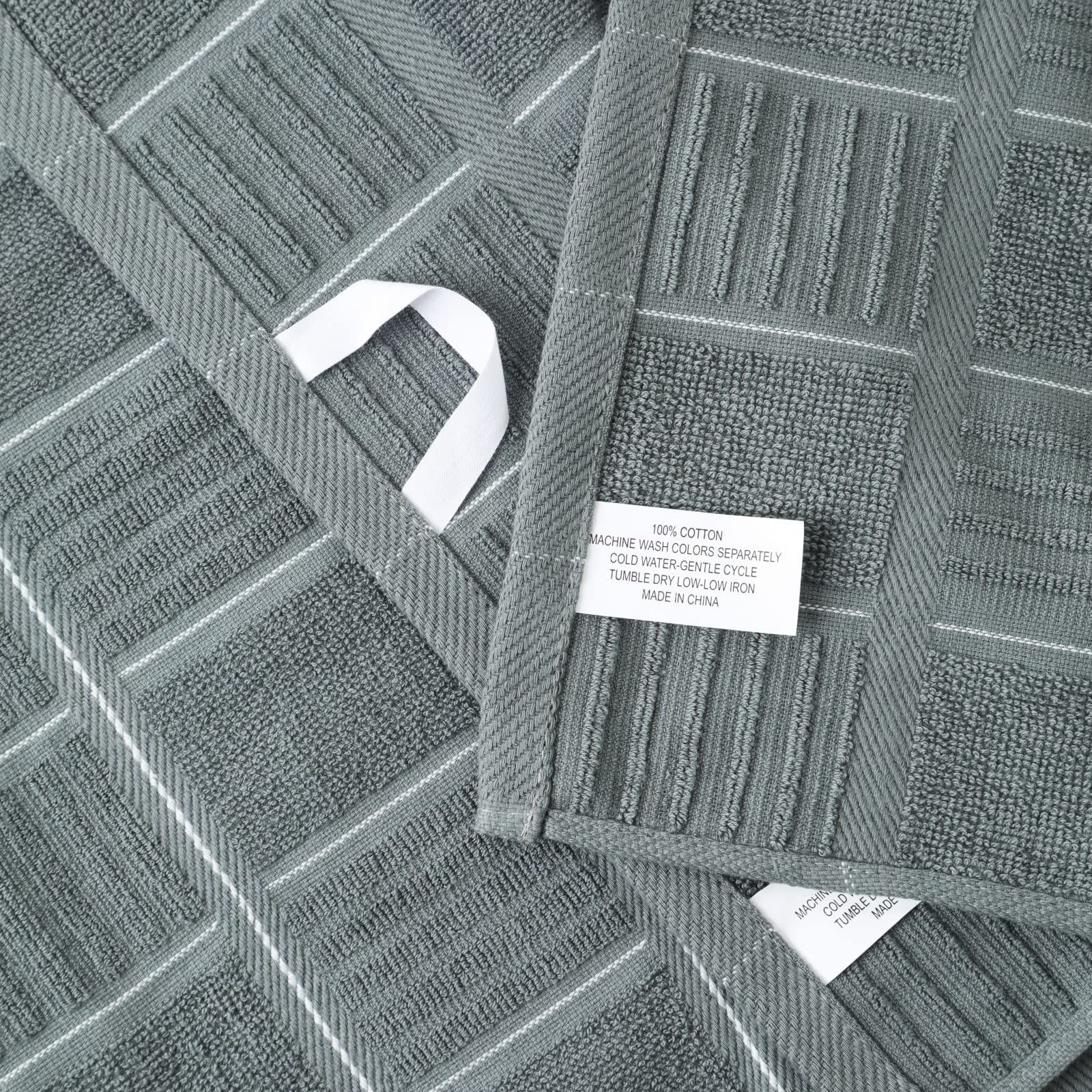 Kitchen Towels and Dishcloths Set (8 Count)