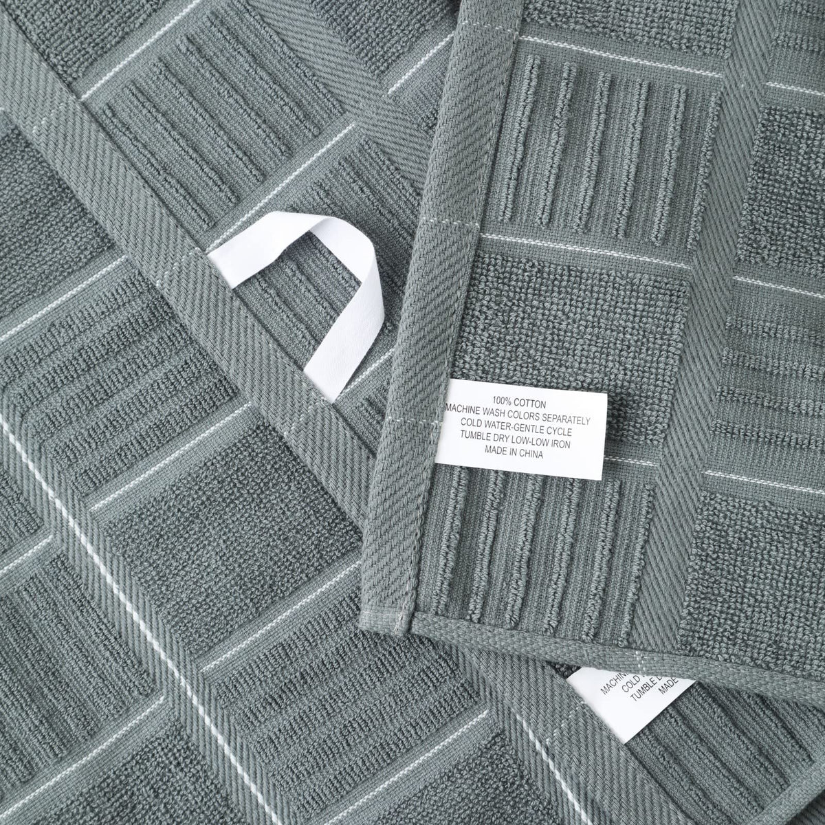 Kitchen Towels and Dishcloths Set (8 Count)