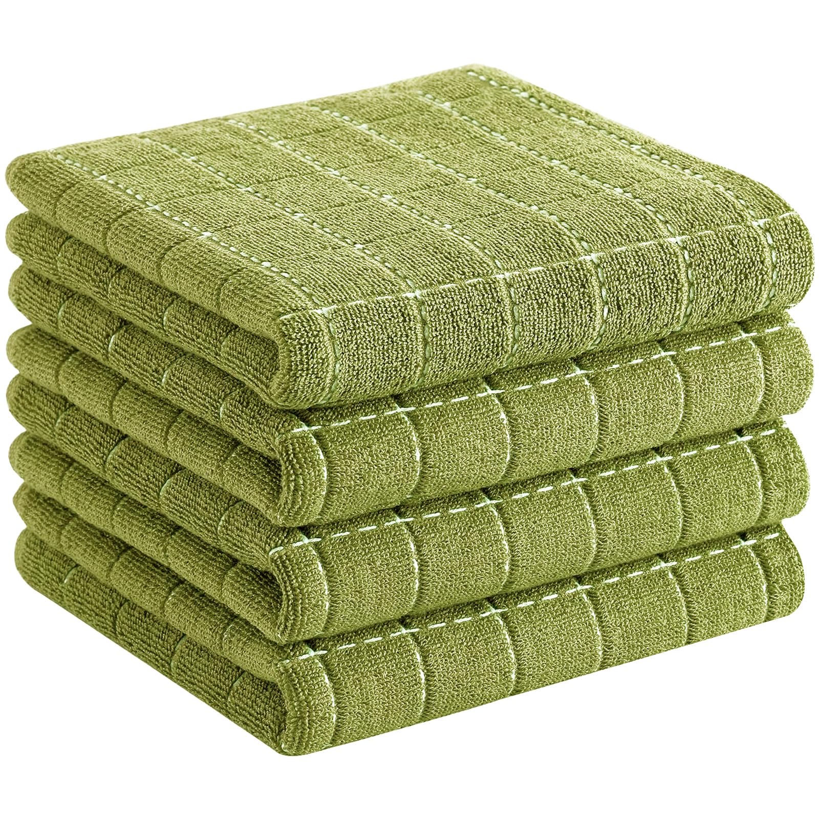 100% Cotton Terry Kitchen Towels (4 Count)