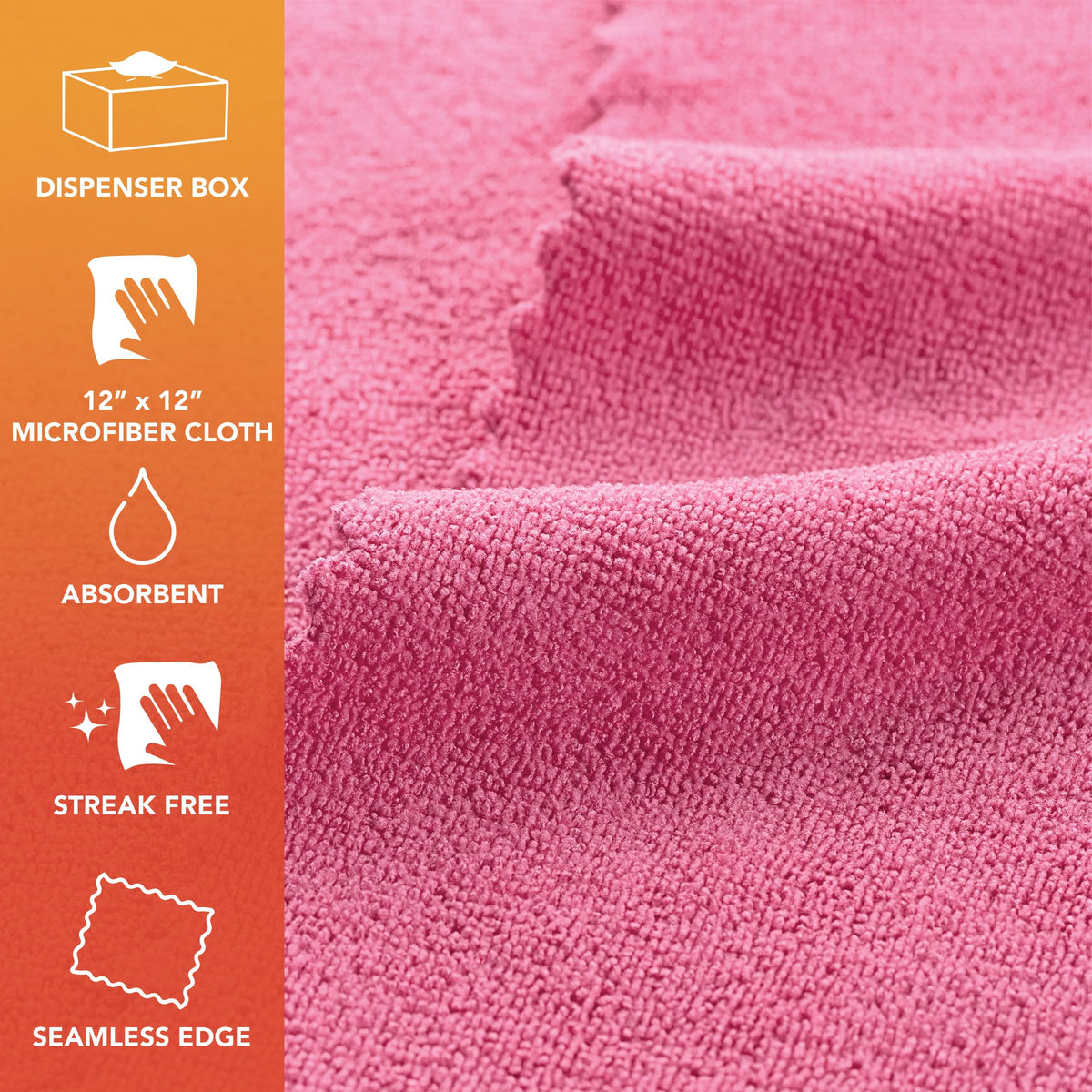 Arkwright Smart Rags Microfiber Cleaning Cloths (50 Count) - ModHome Supplies