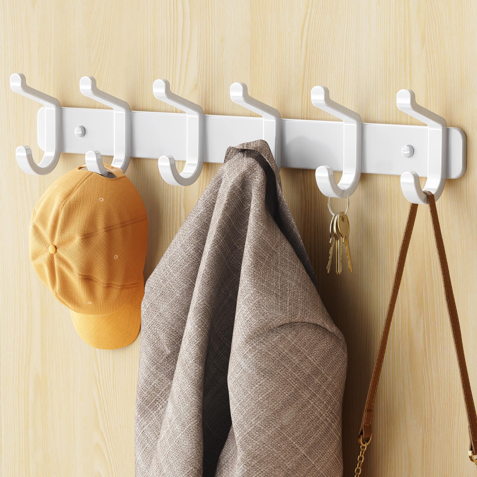 Coat Rack Wall Mounted Heavy