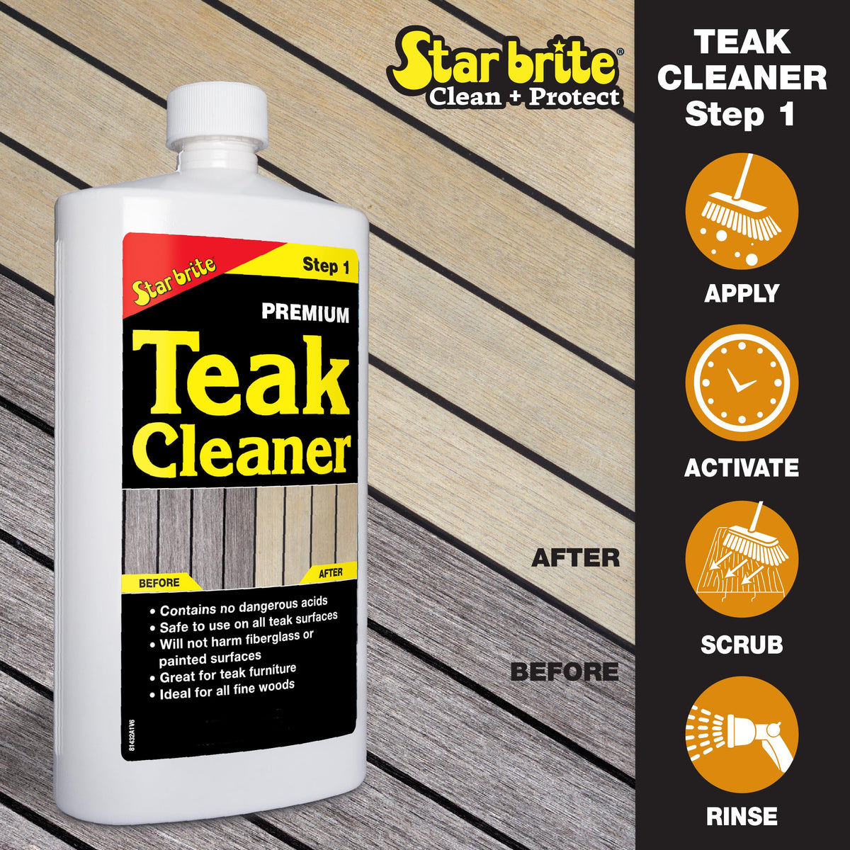 Teak Kit Restore Decks (96 Fl Oz)