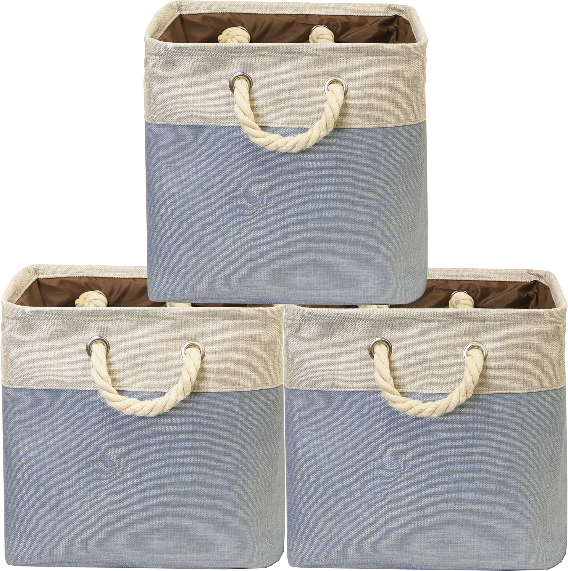 13" x 13" Large Fabric Storage Cubes (3 Count)