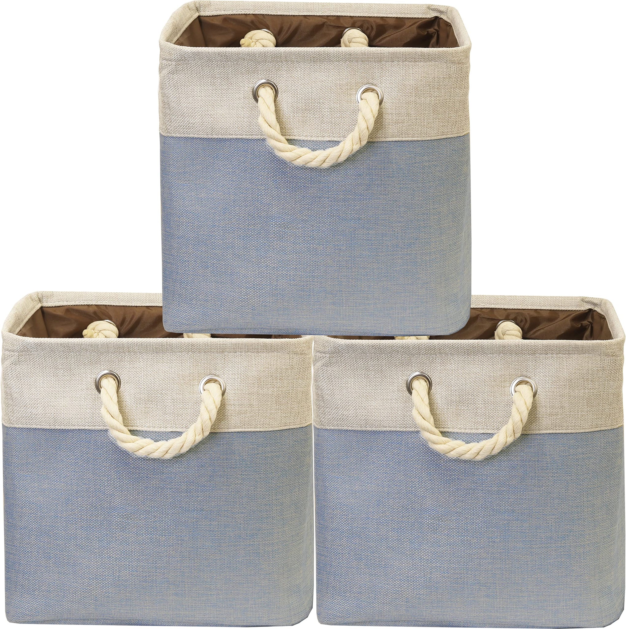 13" x 13" Large Fabric Storage Cubes (3 Count)