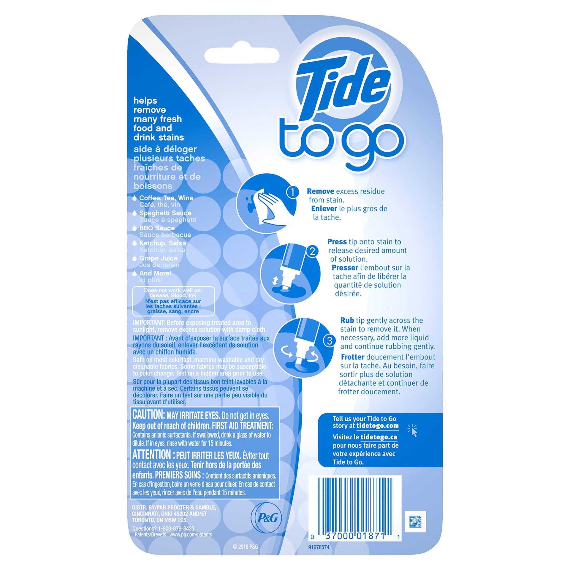 to Go Instant Stain Remover Liquid Pen (3.03 Fl Oz)