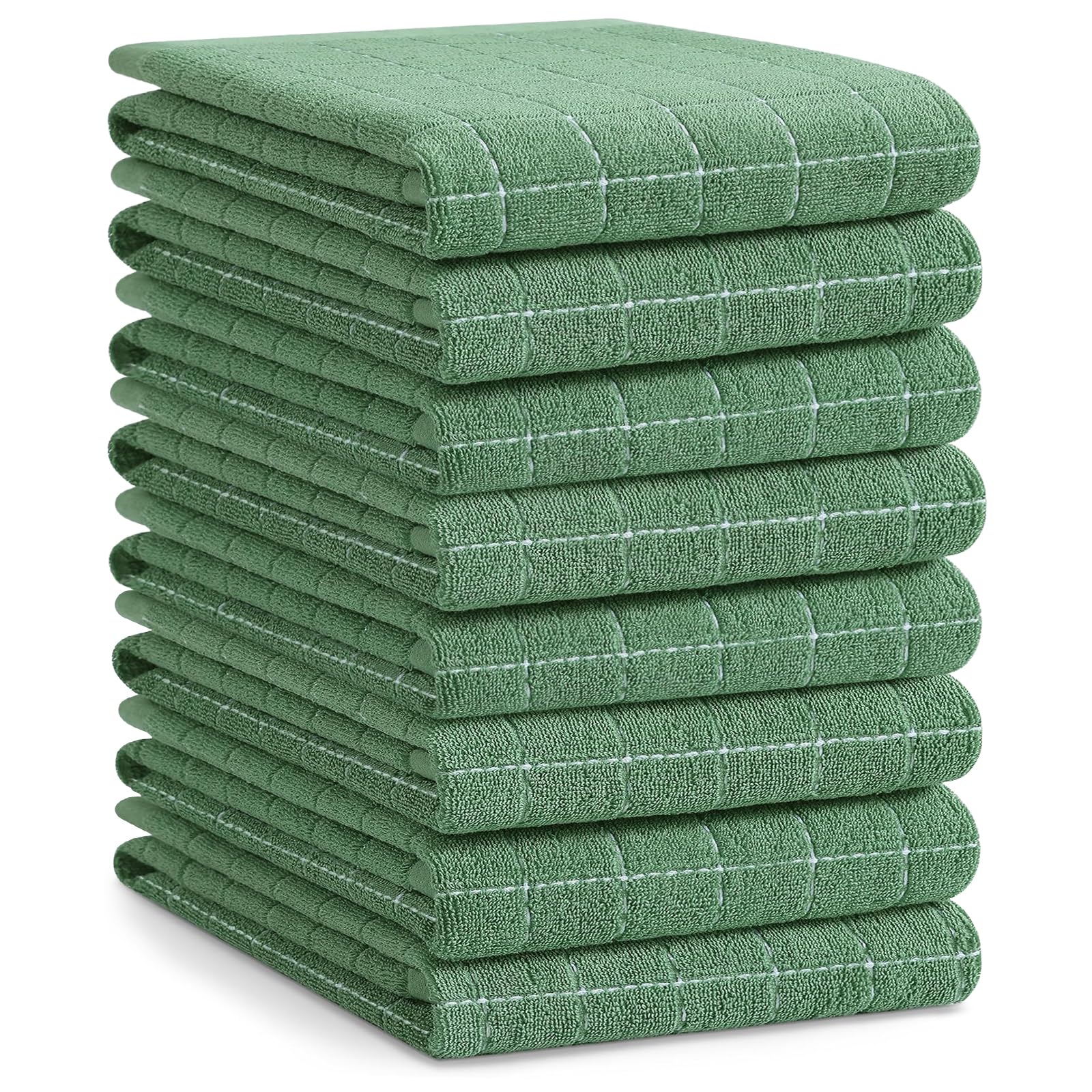 100% Cotton Terry Kitchen Towels (8 Count)