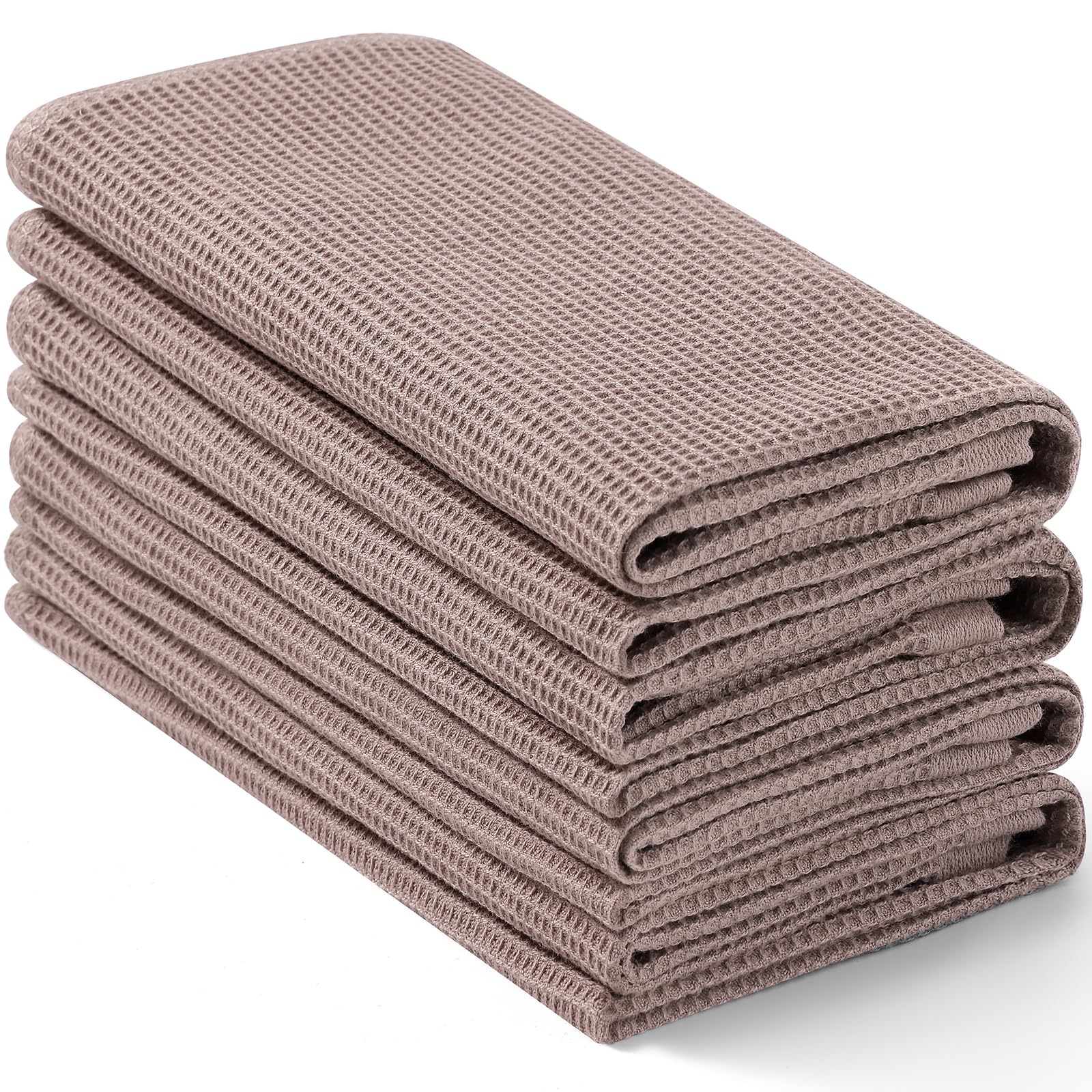 100% Cotton Waffle Weave Kitchen Towels (4 Count)