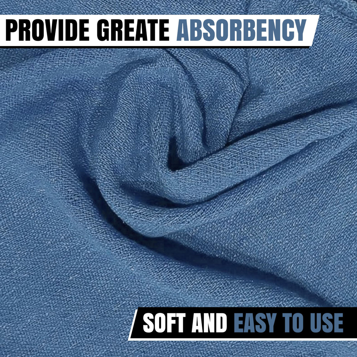 Premium Blue Shop Towels (2000 Count) - ModHome Supplies