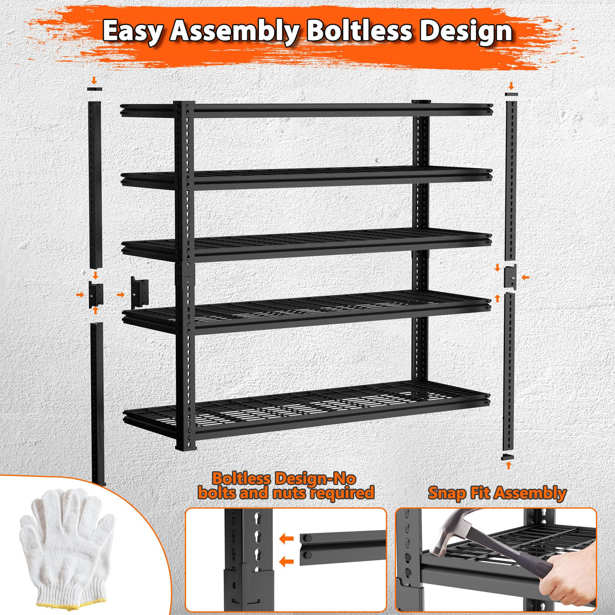Garage Shelving (4 Count)
