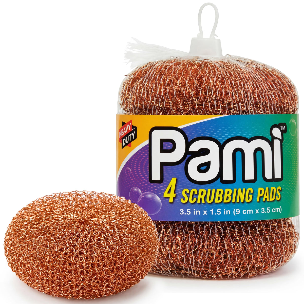 Heavy Duty Copper Scrubbers for Pots & Pans