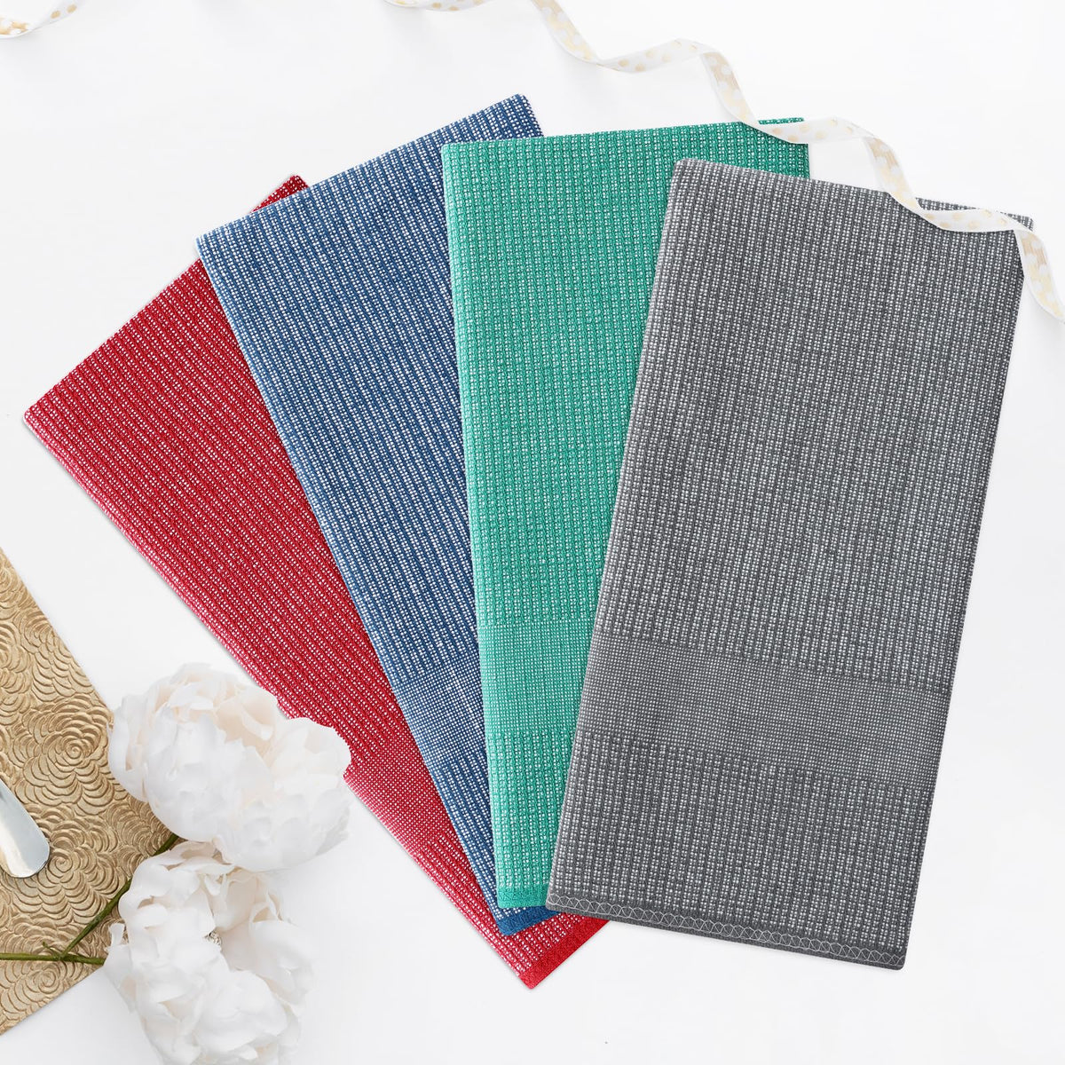 380 GSM Cotton Premium Kitchen Towels 6 Pack (6 Count)