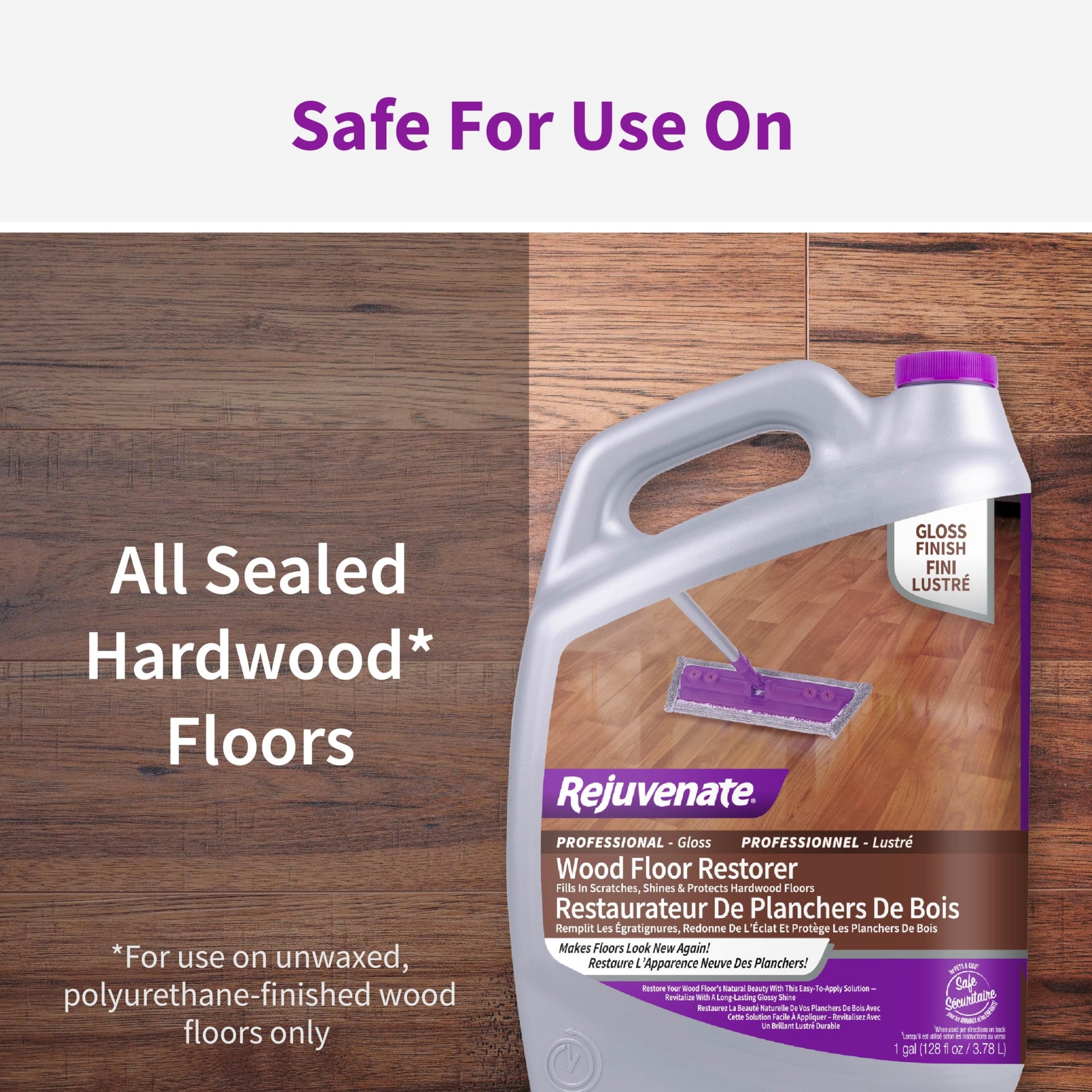 Professional Wood Floor Restorer Fills Scratches (128 Fl Oz)
