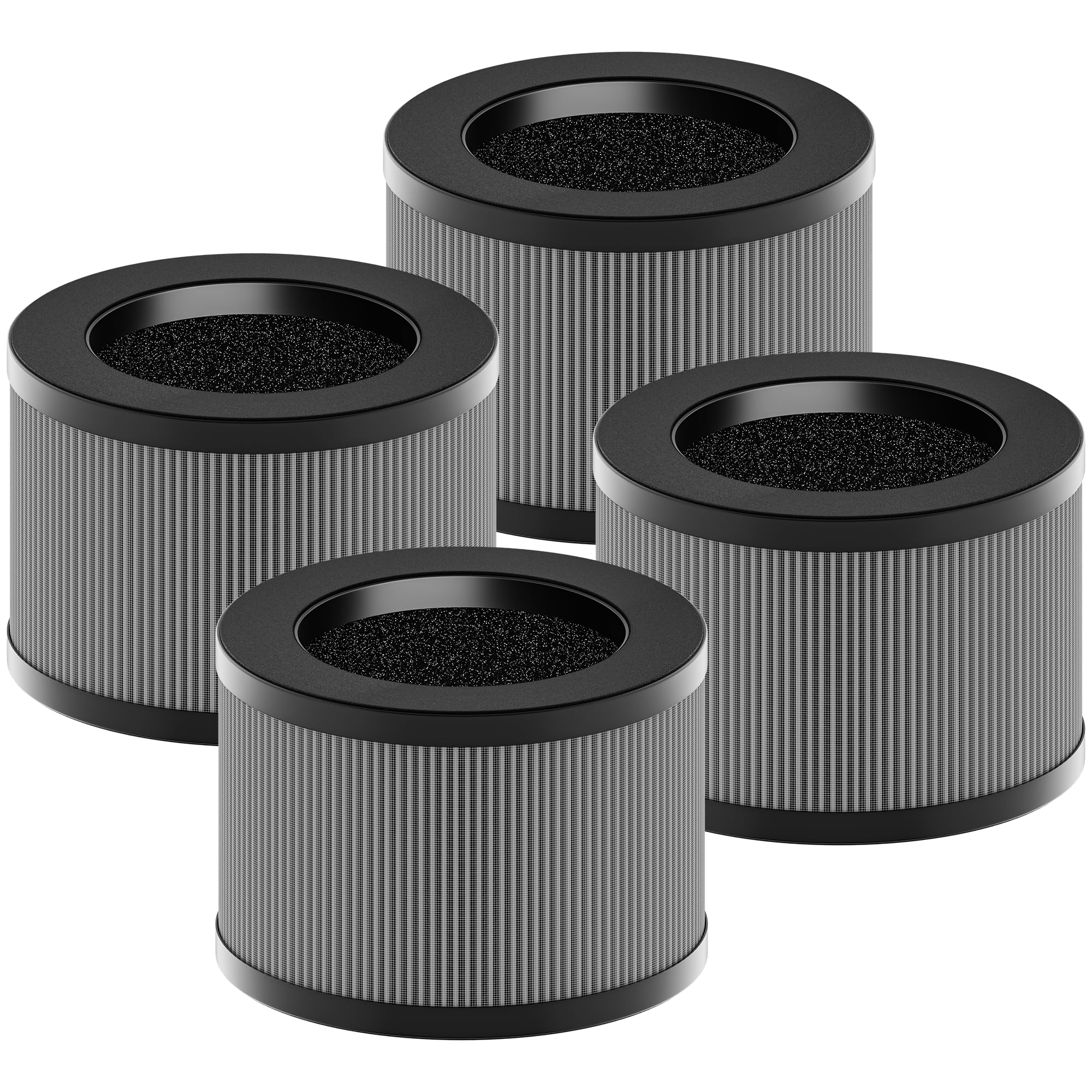 4 Pack MK01 MK06 Replacement Filter Compatible with AROEVE Air Purifier (4 Count)