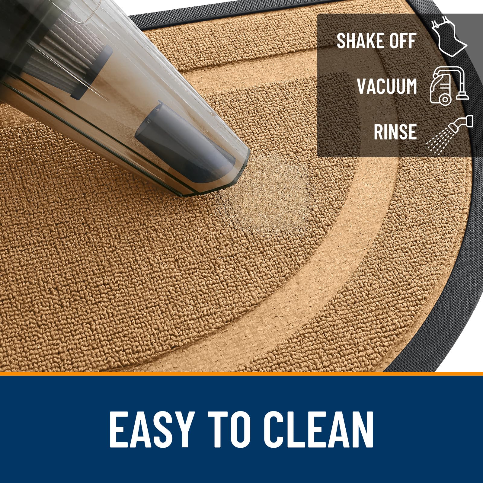 Half Circle Front Door Mat Outside 47x23 All