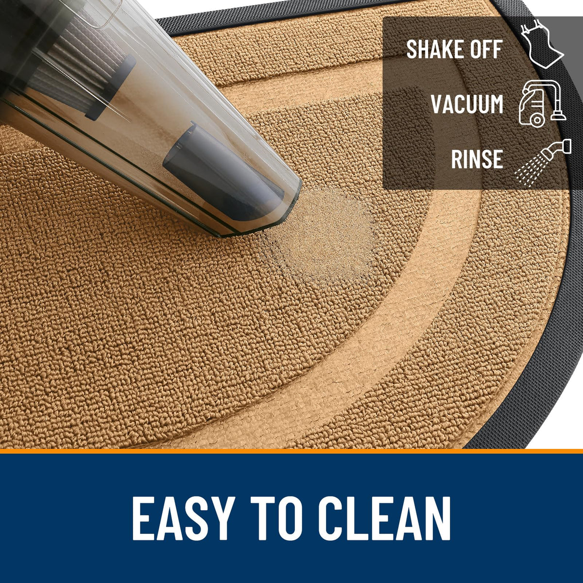 Half Circle Front Door Mat Outside 35x23 All