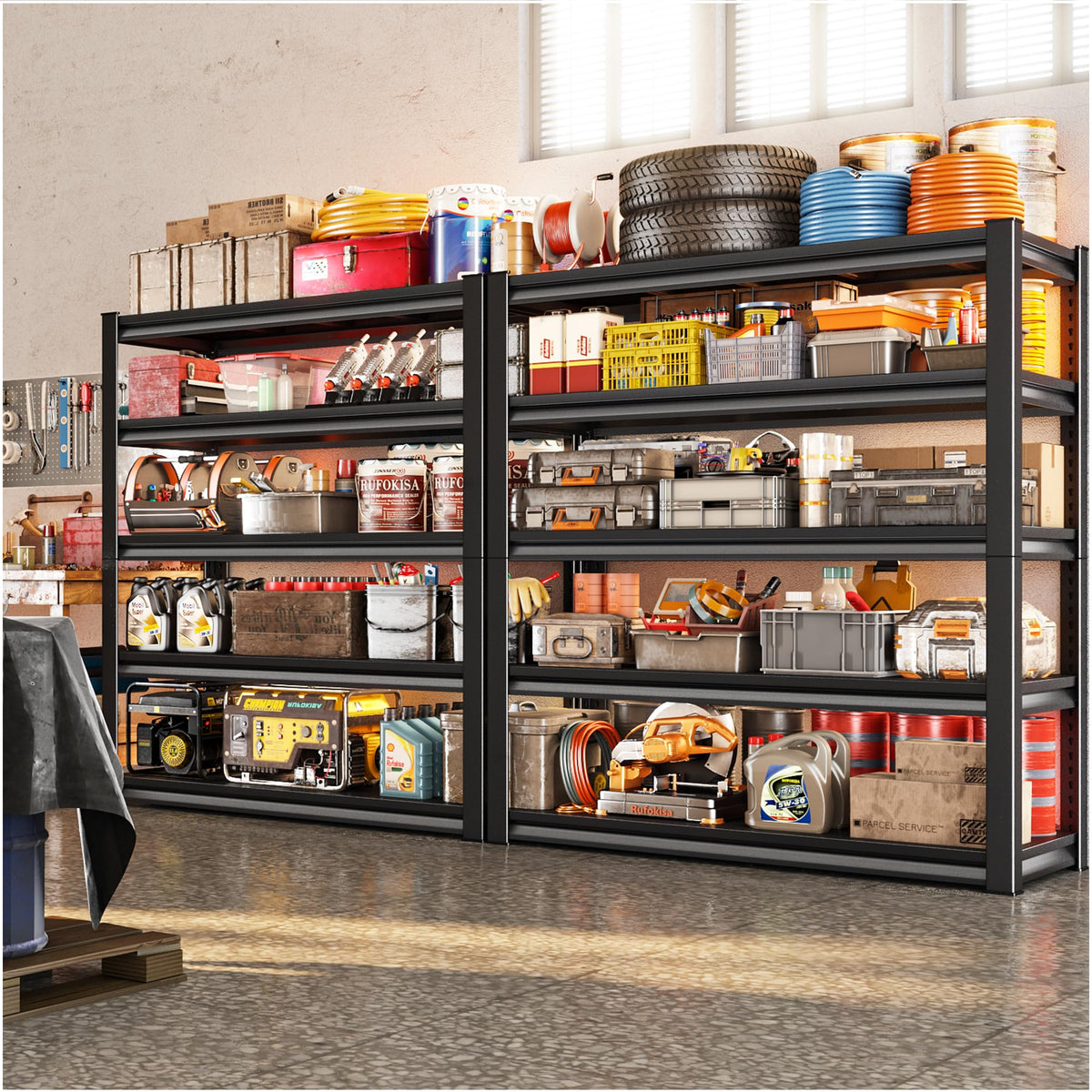 48" W Garage Shelving Heavy Duty