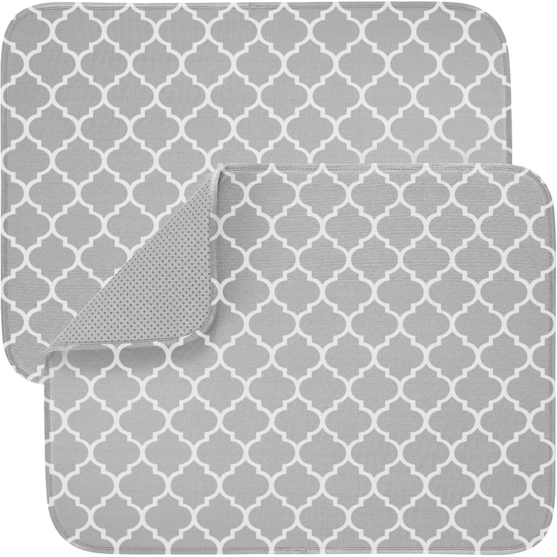 Ultra Water Absorbent Microfiber Dish Drying Mat (2 Count)
