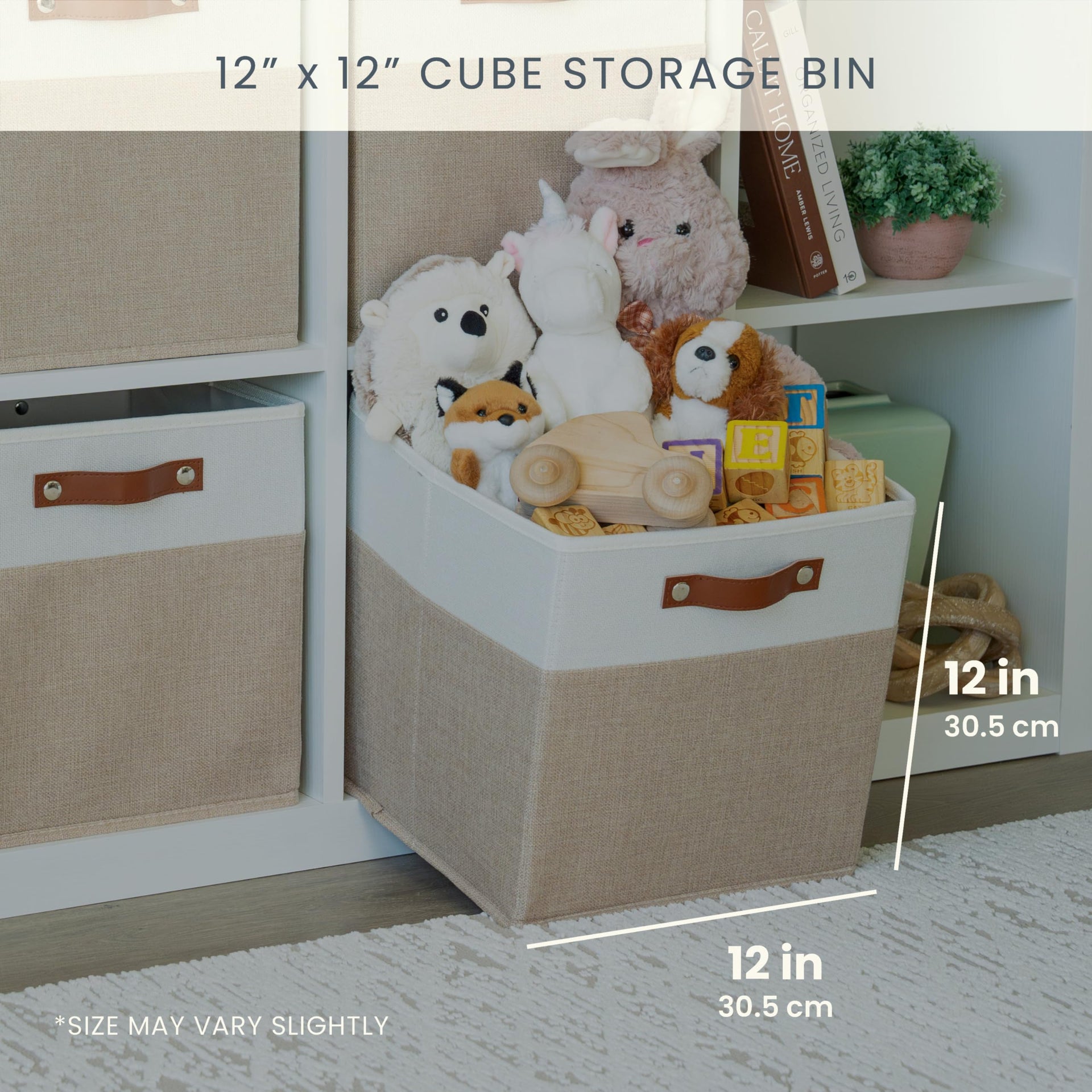 12x12 Cube Storage Bins (4 Count)